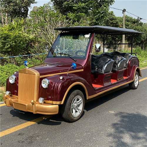 SY-八座电动老爷车(枣红加金边)
